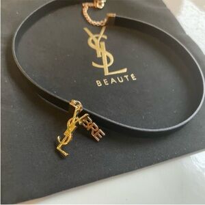 YSL Black and Gold Choker Necklace/bracelet